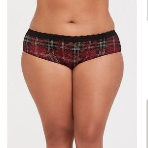 Torrid Lace Plaid Hipster panty